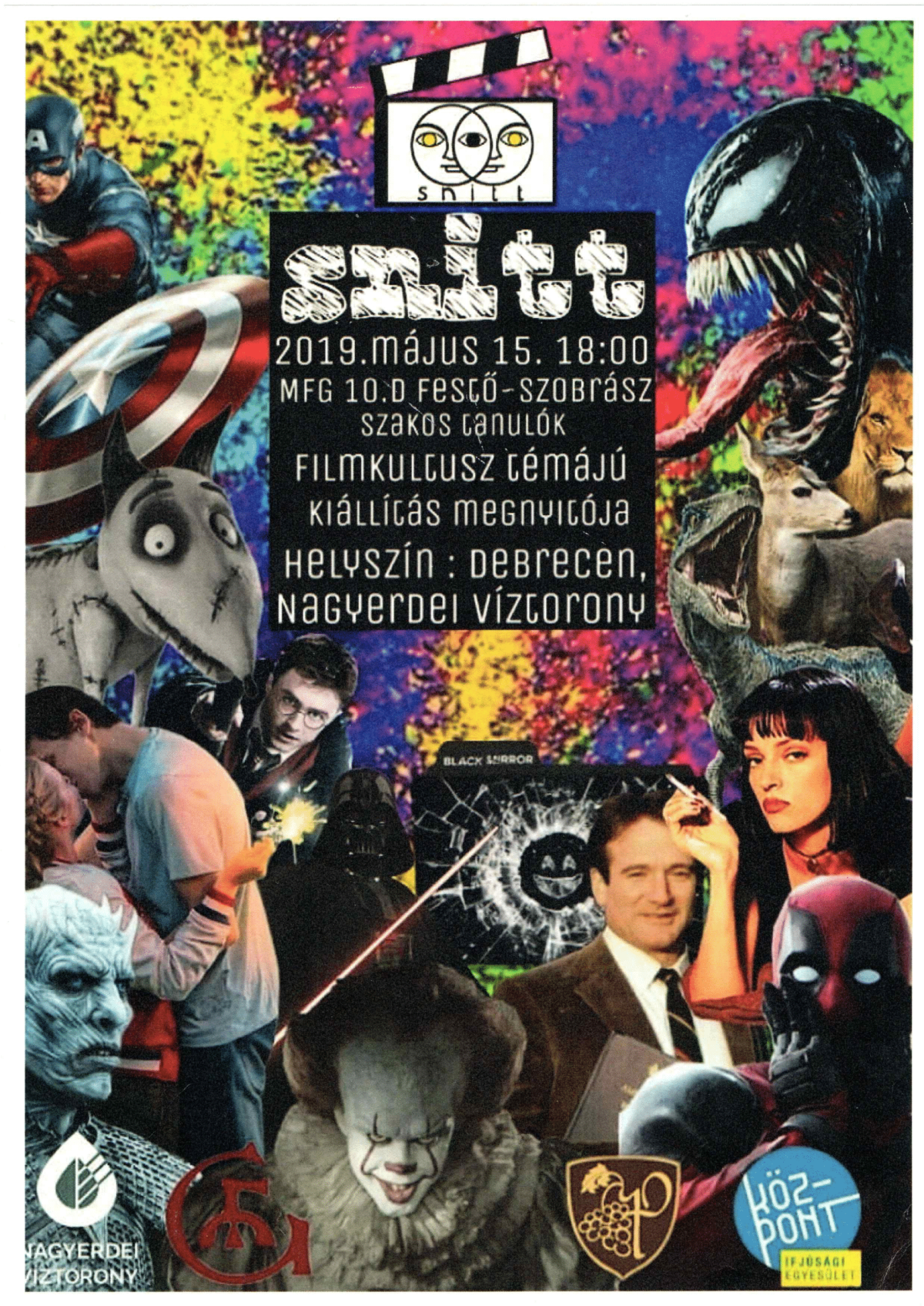 “snitt” című filmkultusz csoportos&nbsp;kiállítás